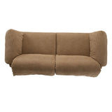 Featuring Marcel Laken Taupe Sofa-102" by Four Hands at Amethyst Home. This two-over-two sofa is all about comfort. Feather-filled cushions fold over the frame, complemented by foam-fiber-feather seats. Upholstered in a taupe high-performance fabric, it balances its laid-back look with durability for every day. Performance fabrics are specially created to . Amethyst Home provides interior design, new home construction design consulting, vintage area rugs, and lighting in the Washington metro area.