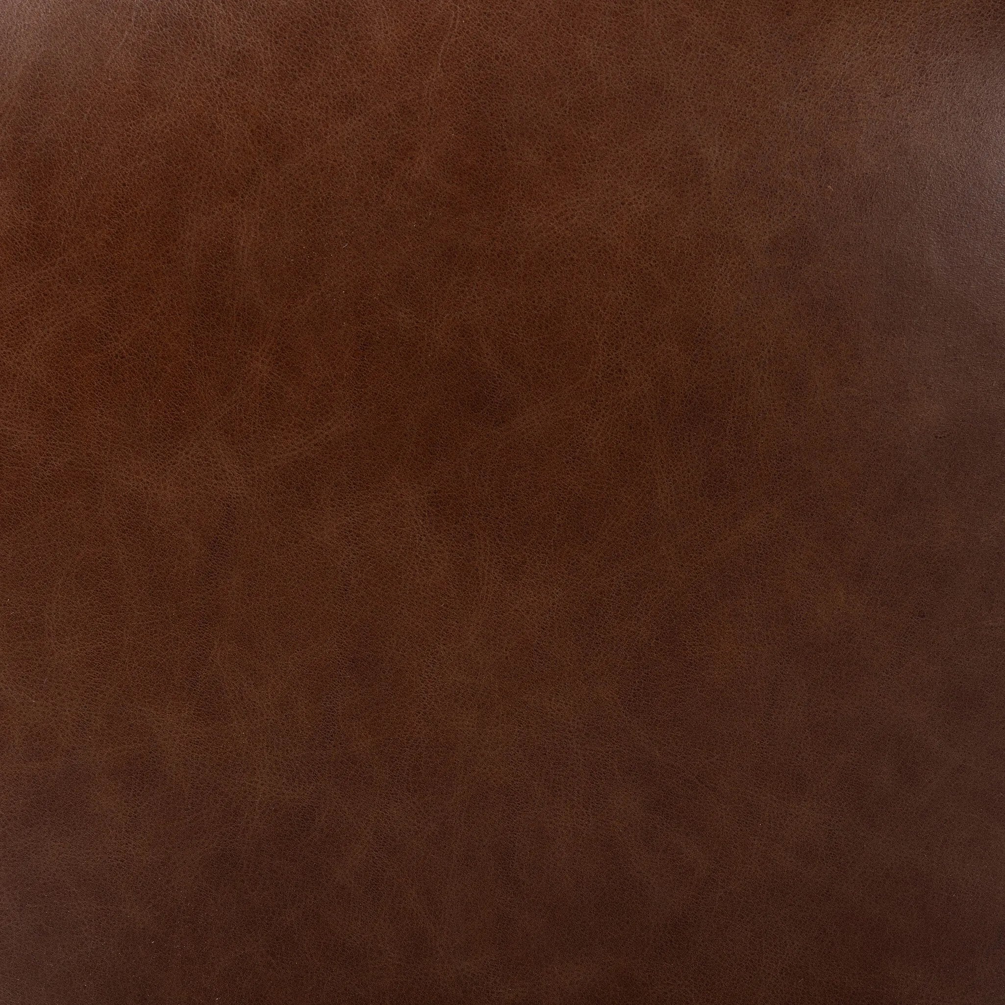 Both modern and traditional, toasted oak frames this high-back, armless dining chair. Finished with a rich brown top-grain leather, with hanging straps affixed to the back Amethyst Home provides interior design, new home construction design consulting, vintage area rugs, and lighting in the Portland metro area.