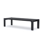 Designed by Thomas Bina and Ronald Sasson, a design partnership blending both modern minimalist and Brazilian influences. Crafted from natural reclaimed French oak with overstated joint details. Rounded edges bring a soft, playful feel to this grand-scale piece. Seats 12 Amethyst Home provides interior design, new home construction design consulting, vintage area rugs, and lighting in the Charlotte metro area.