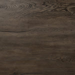 Designed by Thomas Bina and Ronald Sasson, a design partnership blending both modern minimalist and Brazilian influences. Grand-scale dining table is crafted from natural reclaimed French oak with tapered pedestal panels connected at the base Amethyst Home provides interior design, new home construction design consulting, vintage area rugs, and lighting in the Monterey metro area.