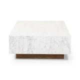 Featuring Masera White Carrara Marble Marble Coffee Table by Four Hands at Amethyst Home. A white Carrara marble slab, rich with veining and movement. Supported by a wooden plinth, marble takes the spotlight in a design that's simple and sophisticated at once.
Overall Dimensions: 30.0" L x 60.0 " W x 12.0" H
Collection: HughesColors: White Carrara Marble,. Amethyst Home provides interior design, new home construction design consulting, vintage area rugs, and lighting in the Kansas City metro area.