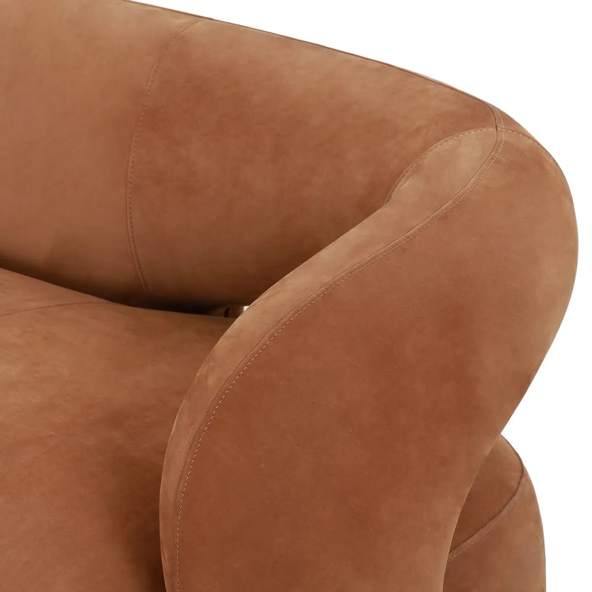 Featuring Mazie Nubuck Cognac Sofa by Four Hands at Amethyst Home. The Mazie Nubuck Suede Cognac Sofa is a luxurious and stylish choice for any living space. Crafted with high-quality nubuck material, this sofa offers unparalleled comfort and durability. Its timeless design and rich color will enhance any home decor.
Overall Dimensions: 35.0" L x 95.5 " W . Amethyst Home provides interior design, new home construction design consulting, vintage area rugs, and lighting in the Alpharetta metro area.