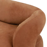 Featuring Mazie Nubuck Cognac Sofa by Four Hands at Amethyst Home. The Mazie Nubuck Suede Cognac Sofa is a luxurious and stylish choice for any living space. Crafted with high-quality nubuck material, this sofa offers unparalleled comfort and durability. Its timeless design and rich color will enhance any home decor.
Overall Dimensions: 35.0" L x 95.5 " W . Amethyst Home provides interior design, new home construction design consulting, vintage area rugs, and lighting in the Alpharetta metro area.