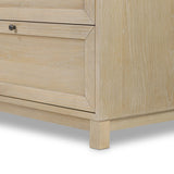 Featuring nine spacious drawers with smooth fronts fixed with matching knobs, this light oak veneer dresser brings spacious storage to the room. This item has been modified to comply with the STURDY Act. See a full list of modified products and data changes in the “STURDY Act” file in the Downloads section below Amethyst Home provides interior design, new home construction design consulting, vintage area rugs, and lighting in the Washington metro area.