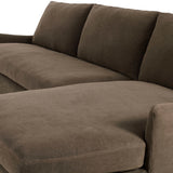This two-piece sectional is defined by slightly sloping, flared arms and a floor-length slipcover. Finished in a soft, tight weave slipcover for a traditional style. Durable and soft to the touch, Libeco™-sourced linens are artisan-made and free of toxic chemicals. Slipcovered styles are fully removable and machine-washable for easy care Amethyst Home provides interior design, new home construction design consulting, vintage area rugs, and lighting in the Nashville metro area.