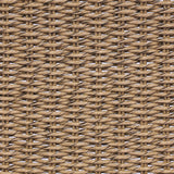 Cottage-inspired, faux hyacinth mimics its natural counterpart, with joint wrapping and texture for depth and character defining this outdoor dining chair. Varied proportion for dimension. Upholstered in a UV-resistant, water-repellent, quick-drying fabric. Cover or store indoors during inclement weather and when not in use Amethyst Home provides interior design, new home construction design consulting, vintage area rugs, and lighting in the San Diego metro area.