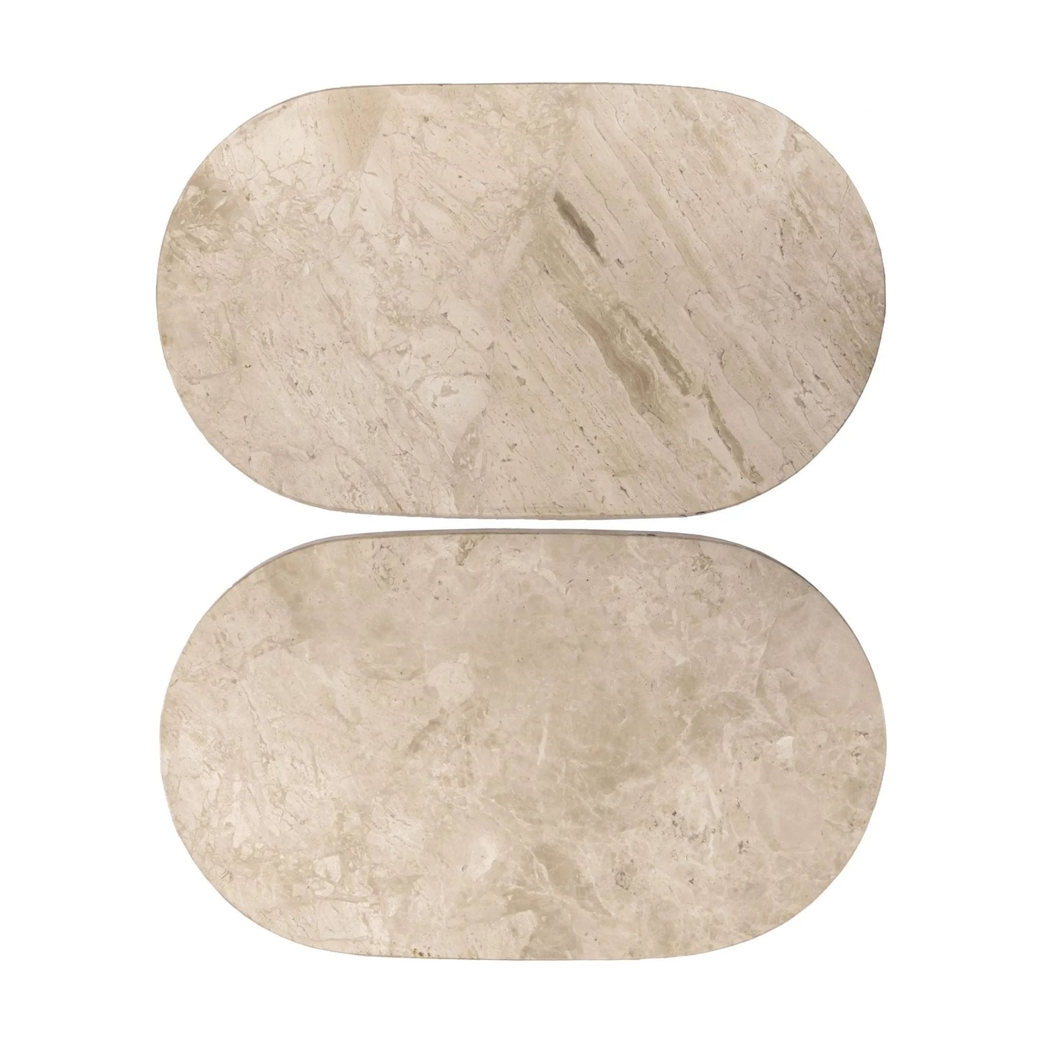 Hammered gunmetal forms a classic C-style frame for top and bottom surfaces of cream marble. Smaller scale enables moving from room to room with ease Amethyst Home provides interior design, new home construction design consulting, vintage area rugs, and lighting in the Calabasas metro area.