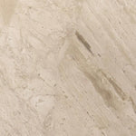 Hammered gunmetal forms a classic C-style frame for top and bottom surfaces of cream marble. Smaller scale enables moving from room to room with ease Amethyst Home provides interior design, new home construction design consulting, vintage area rugs, and lighting in the Washington metro area.