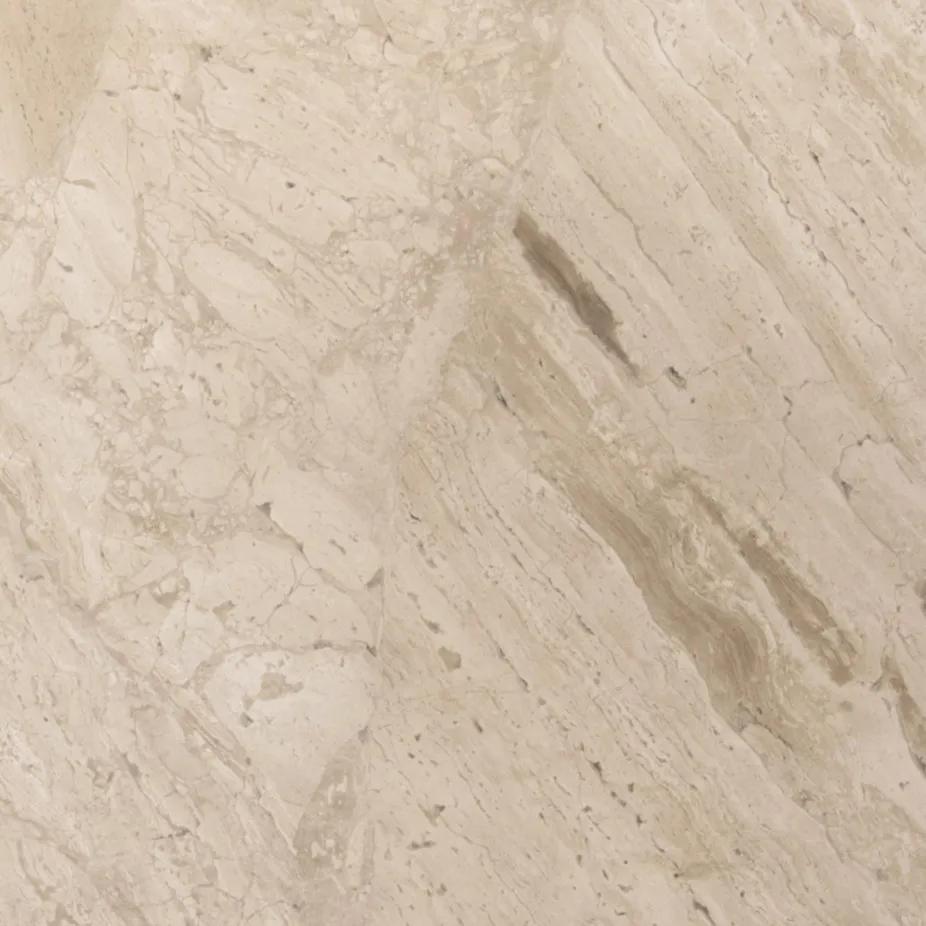 Hammered gunmetal forms a classic C-style frame for top and bottom surfaces of cream marble. Smaller scale enables moving from room to room with ease Amethyst Home provides interior design, new home construction design consulting, vintage area rugs, and lighting in the Washington metro area.