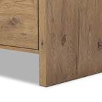 Customization and functionality fuse in a rotating desk of aged smoked oak. With plenty of storage space by way of drawers and cabinetry, a unique L shape and 360-degree mobility offer several orientation options, to comfortably suit a wide range of spaces Amethyst Home provides interior design, new home construction design consulting, vintage area rugs, and lighting in the Laguna Beach metro area.