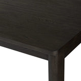 Featuring Noeline Cracked Smoked Black Veneer Extension Dining Table by Four Hands at Amethyst Home. Made from smoked black oak with intentional cracking for an aged look, a self-storing extension creates space for extra guests. Equipped with four lockable wheels for easy extension to 116".Overall Dimensions: 96.00"w x 42.00"d x 30.00"hWeight : 275.58 lbsMa. Amethyst Home provides interior design, new home construction design consulting, vintage area rugs, and lighting in the Charlotte metro area.
