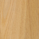 Modern minimal meets traditional. A tapered wood floor lamp base is topped with a design-forward boucle linen shade Amethyst Home provides interior design, new home construction design consulting, vintage area rugs, and lighting in the Nashville metro area.