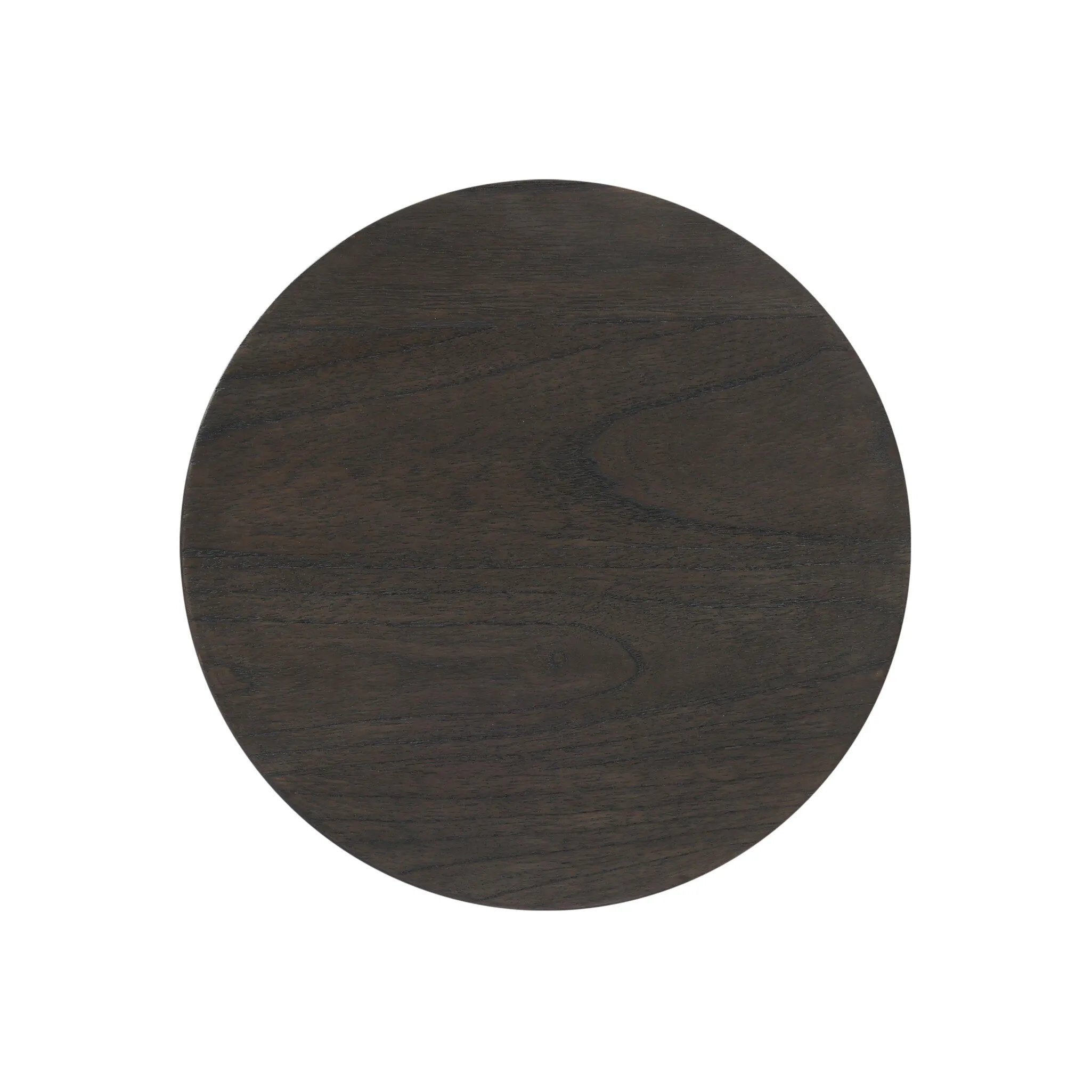 An artisanal take on texture. Made from black-finished mindi wood with a plinth-style base, a reeding pattern is carved around the entirety of this versatile end table for a fresh, approachable look.As lovers of luxe aesthetics at Amethyst, we love the optimistic inspired Ona End Table - Smoked Black Mindi Veneer. Amethyst Home provides interior design, new home construction design consulting, vintage area rugs, and lighting in the Laguna Beach metro area.