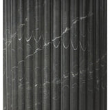 Featuring Oranda Black Marble Round Dining Table by Four Hands at Amethyst Home. Inspired by Italian design, a swirling marble base is scalloped for a linear look with heavy texture, finished with a rounded, bistro-size tabletop of polished black marble.Overall Dimensions: 42.00"w x 42.00"d x 30.00"hWeight : 195.00 lbsMaterials: Solid Marble. Amethyst Home provides interior design, new home construction design consulting, vintage area rugs, and lighting in the Calabasas metro area.