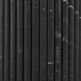 Featuring Oranda Black Marble Round Dining Table by Four Hands at Amethyst Home. Inspired by Italian design, a swirling marble base is scalloped for a linear look with heavy texture, finished with a rounded, bistro-size tabletop of polished black marble.Overall Dimensions: 42.00"w x 42.00"d x 30.00"hWeight : 195.00 lbsMaterials: Solid Marble. Amethyst Home provides interior design, new home construction design consulting, vintage area rugs, and lighting in the Seattle metro area.