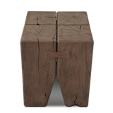 Boldly proportioned, four tiered pillar-style unite with butterfly joints to craft this outdoor end table of solid FSC®-certified teak. Simple design lets the material shine. Cover or store indoors when not in use or during inclement weather Amethyst Home provides interior design, new home construction design consulting, vintage area rugs, and lighting in the Monterey metro area.