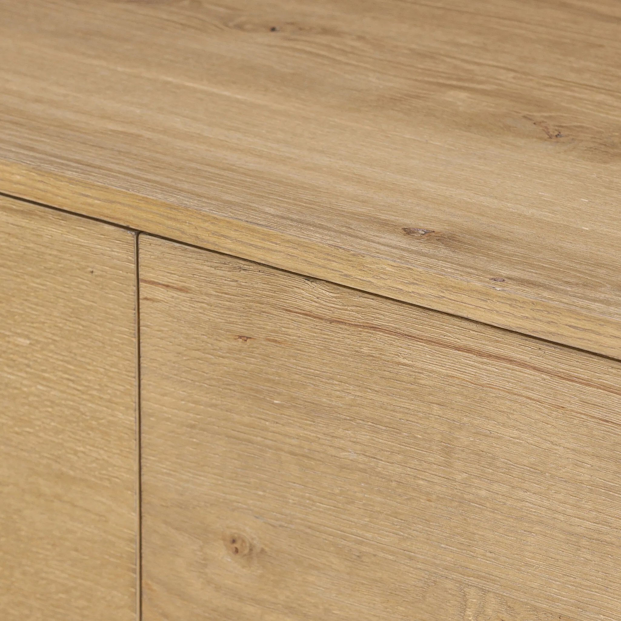 Light, worn oak forms a pedestal base, bringing gentle curves to a classic dresser shape. Six drawers bring spacious storage to the bedroom Amethyst Home provides interior design, new home construction design consulting, vintage area rugs, and lighting in the Washington metro area.