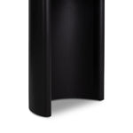 Featuring Paden Aged Black Acacia Dining Table by Four Hands at Amethyst Home. A study in shape. Solid black acacia forms crescent legs and a sprawling oval-shaped tabletop, bringing organic presence to the dining room. Seats 8–10 people.Overall Dimensions: 94.00"w x 42.00"d x 30.00"hWeight : 139.33 lbsMaterials : Thin Acacia Veneer, Solid Acacia. Amethyst Home provides interior design, new home construction design consulting, vintage area rugs, and lighting in the Tampa metro area.