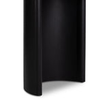 Featuring Paden Aged Black Acacia Dining Table by Four Hands at Amethyst Home. A study in shape. Solid black acacia forms crescent legs and a sprawling oval-shaped tabletop, bringing organic presence to the dining room. Seats 8–10 people.Overall Dimensions: 94.00"w x 42.00"d x 30.00"hWeight : 139.33 lbsMaterials : Thin Acacia Veneer, Solid Acacia. Amethyst Home provides interior design, new home construction design consulting, vintage area rugs, and lighting in the Tampa metro area.