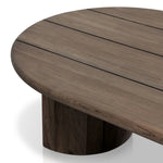 Featuring Paden Stained Toasted Brown Outdoor Coffee Table by Four Hands at Amethyst Home. This Paden Stained Toasted Brown Outdoor Coffee Table is a durable and stylish addition to any outdoor space. Made with high-quality materials, it is built to withstand harsh weather conditions and everyday use. Its sleek design adds a touch of elegance to your patio or . Amethyst Home provides interior design, new home construction design consulting, vintage area rugs, and lighting in the Austin metro area.