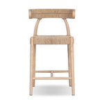 The classic wishbone chair gets a textural refresh. Smoked solid sungkai shapes a slim barrel back stool, pairing with a woven seat and back of natural sugar palm.As enthusiasts of organic modern aesthetics at Amethyst, we love the optimistic inspired Pampa Counter Stool - None - Smoked Natural Sungkai. Amethyst Home provides interior design, new home construction design consulting, vintage area rugs, and lighting in the Alpharetta metro area.