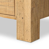 Beauty in simplicity. A clean cube of blonde-finished pine can be styled into a wide range of styles and spaces Amethyst Home provides interior design, new home construction design consulting, vintage area rugs, and lighting in the Kansas City metro area.