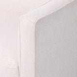 Featuring Phillip Crypton Nomad Snow Sofa by Four Hands at Amethyst Home. Style meets substance in this olive cotton-blend sofa. Blind stitching along the seat and back cushions create a polished complement to the heritage frame. The slight pronounced seat cushion creates an illusion of being loose, but is actually a fixed cushion with expert tailoring. A . Amethyst Home provides interior design, new home construction design consulting, vintage area rugs, and lighting in the Alpharetta metro area.