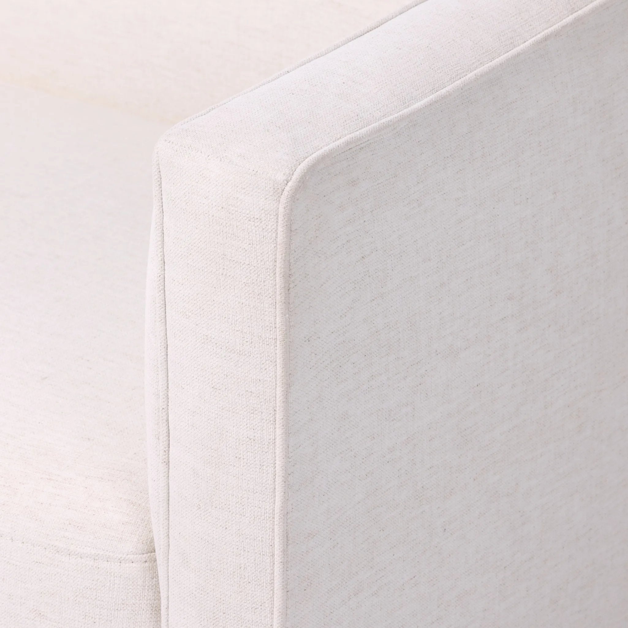 Featuring Phillip Crypton Nomad Snow Sofa by Four Hands at Amethyst Home. Style meets substance in this olive cotton-blend sofa. Blind stitching along the seat and back cushions create a polished complement to the heritage frame. The slight pronounced seat cushion creates an illusion of being loose, but is actually a fixed cushion with expert tailoring. A . Amethyst Home provides interior design, new home construction design consulting, vintage area rugs, and lighting in the Alpharetta metro area.