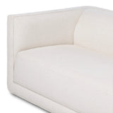 Featuring Phillip Crypton Nomad Snow Sofa by Four Hands at Amethyst Home. Style meets substance in this olive cotton-blend sofa. Blind stitching along the seat and back cushions create a polished complement to the heritage frame. The slight pronounced seat cushion creates an illusion of being loose, but is actually a fixed cushion with expert tailoring.. Amethyst Home provides interior design, new home construction design consulting, vintage area rugs, and lighting in the Newport Beach metro area.