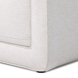 Featuring Phillip Crypton Nomad Snow Sofa by Four Hands at Amethyst Home. Style meets substance in this olive cotton-blend sofa. Blind stitching along the seat and back cushions create a polished complement to the heritage frame. The slight pronounced seat cushion creates an illusion of being loose, but is actually a fixed cushion with expert tailoring. Amethyst Home provides interior design, new home construction design consulting, vintage area rugs, and lighting in the Salt Lake City metro area.