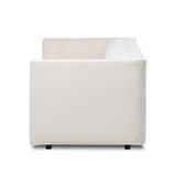 Featuring Phillip Crypton Nomad Snow Sofa by Four Hands at Amethyst Home. Style meets substance in this olive cotton-blend sofa. Blind stitching along the seat and back cushions create a polished complement to the heritage frame. The slight pronounced seat cushion creates an illusion of being loose, but is actually a fixed cushion with expert tailoring. A . Amethyst Home provides interior design, new home construction design consulting, vintage area rugs, and lighting in the Scottsdale metro area.