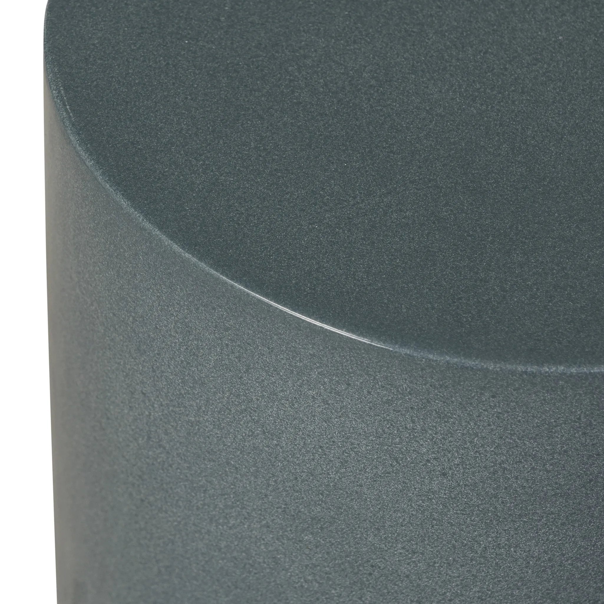 Add an extra surface anywhere with a versatile end table of smooth slate concrete. Its simple shape and smaller scale works into a range of spaces and styles with ease, while a plinth base brings a touch of movement to the whole piece Amethyst Home provides interior design, new home construction design consulting, vintage area rugs, and lighting in the Des Moines metro area.