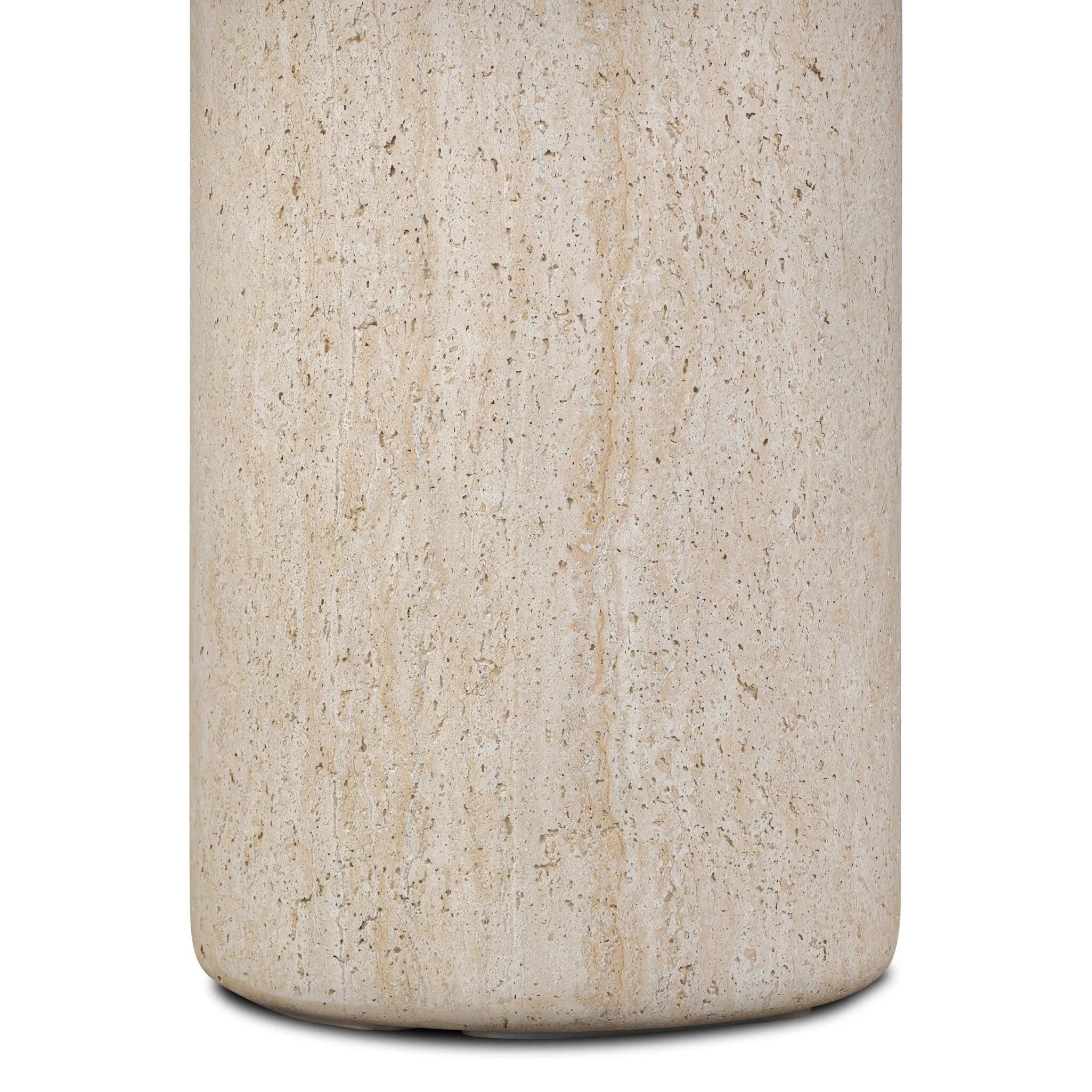 A simple double pedestal silhouette designed to let the material shine. This outdoor dining table features textured sand concrete meant to resemble the variance of natural stone, with a marbled look that's unique to each piece. Cover or store indoors during inclement weather and when not in use Amethyst Home provides interior design, new home construction design consulting, vintage area rugs, and lighting in the Dallas metro area.