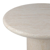 A simple pedestal shape lets the material do the talking on this outdoor dining table. Textured sand concrete resembles natural stone, with lots of natural texture and a beautiful, marble look. Cover or store indoors during inclement weather and when not in use Amethyst Home provides interior design, new home construction design consulting, vintage area rugs, and lighting in the Omaha metro area.