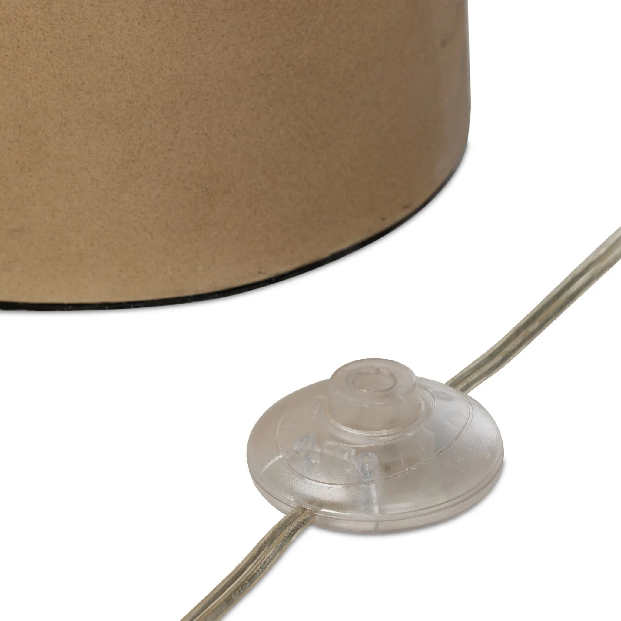 A large ceramic base with a speckled glossy finish supports a scalloped pure silk shade with fluid curves — a look that's instantly soft and bold Amethyst Home provides interior design, new home construction design consulting, vintage area rugs, and lighting in the Park City metro area.