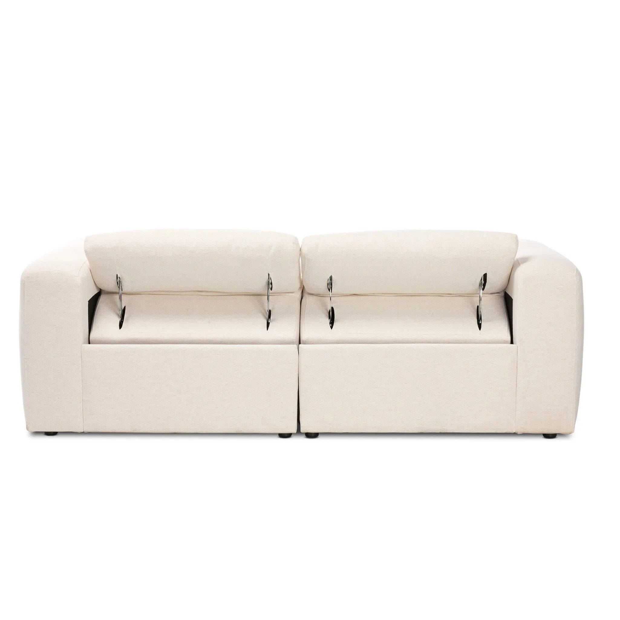 A modern take on the classic recliner. Customize your comfort level with the push of hidden buttons with pieces in our Power Motion collection. Sectional features wide arms with a medium to supportive sit and seat height, plus an adjustable headrest. Zero-clearance design means the sectional can be placed up against a wall. Amethyst Home provides interior design, new home construction design consulting, vintage area rugs, and lighting in the Omaha metro area.