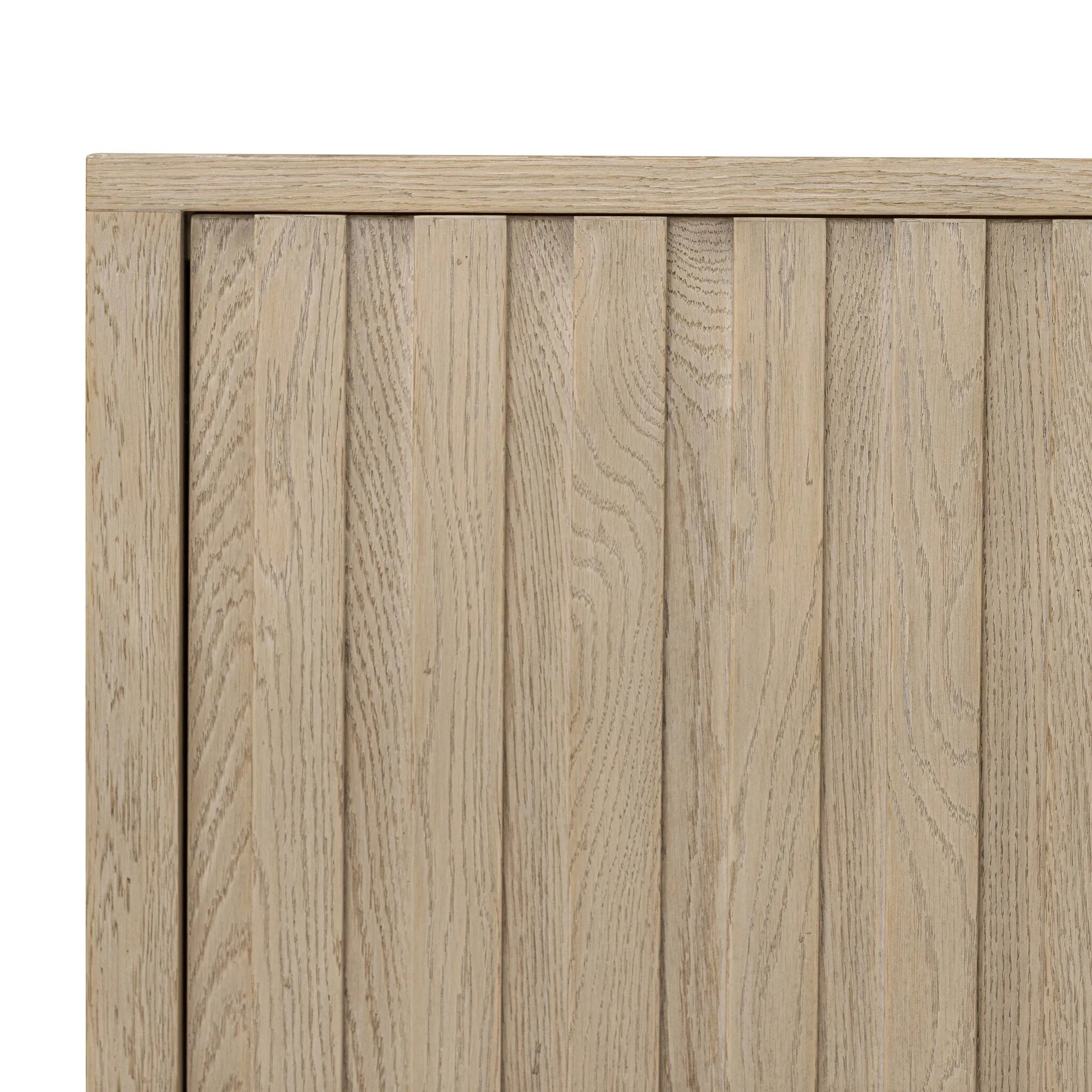 As lovers of luxe design at Amethyst, we love the warm modern inspired Ramos Media Console - Bleached Oak Veneer. This item pairs well with other brands such as Cisco Home and is perfect for modern homes Amethyst Home provides interior design, new home construction design consulting, vintage area rugs, and lighting in the Alpharetta metro area.