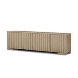 As lovers of luxe design at Amethyst, we love the warm modern inspired Ramos Media Console - Bleached Oak Veneer. This item pairs well with other brands such as Cisco Home and is perfect for modern homes Amethyst Home provides interior design, new home construction design consulting, vintage area rugs, and lighting in the Dallas metro area.
