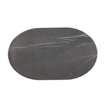 A cradle base of bronze-finished iron supports a pill-shaped tabletop of grey Italian marble, for a classic material mix. Legs shape a squared hourglass with ball detailing in the center, balancing weighty materials with a light look.As lovers of organic modern design at Amethyst, we love the optimistic inspired Rayna Coffee Table. Amethyst Home provides interior design, new home construction design consulting, vintage area rugs, and lighting in the Charlotte metro area.