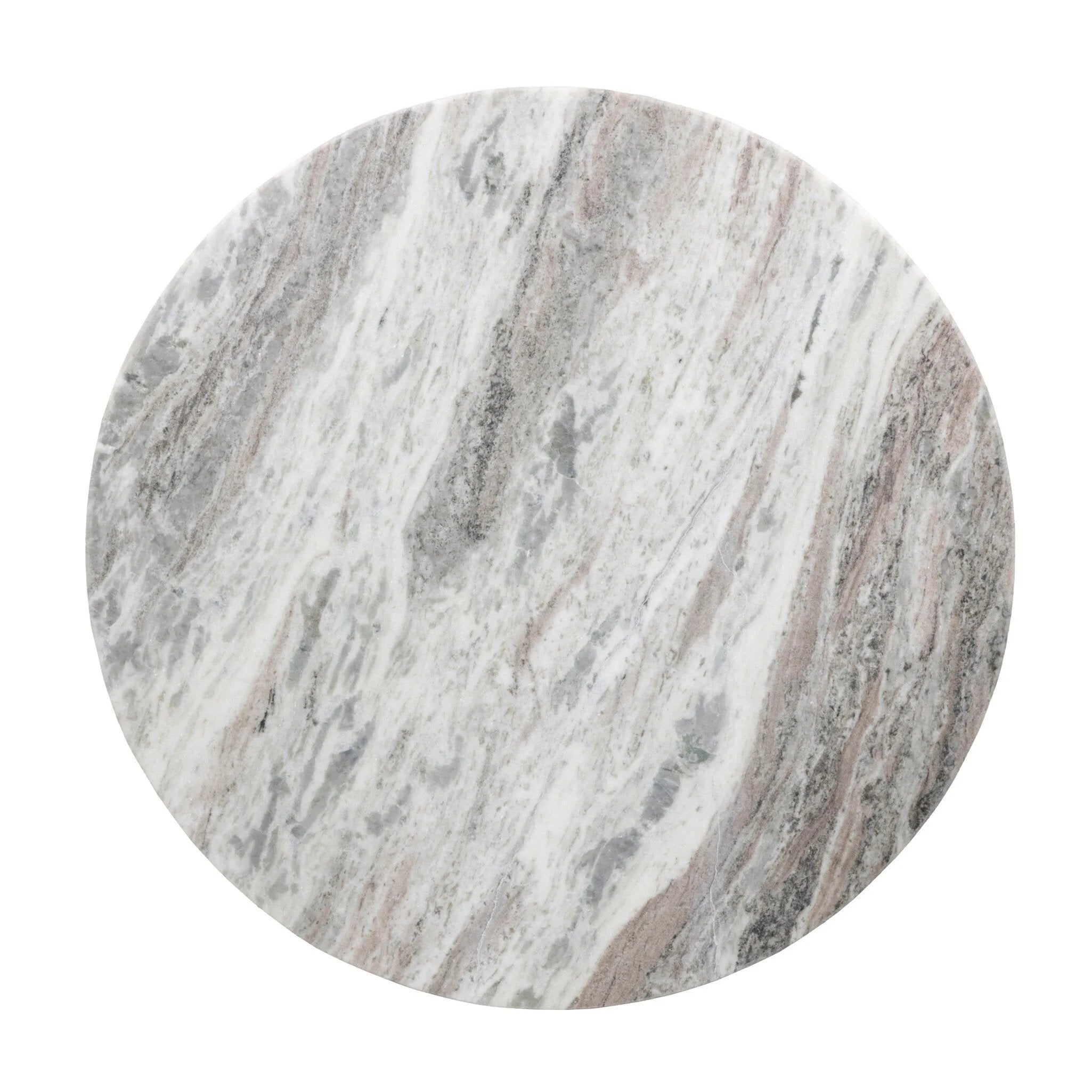 A bold, sculptural presence with movement throughout. This solid marble table features a stacked fluted base and bullnose-edged top that combine to let the natural variation of the material take center stage.As fans of clean design at Amethyst, we love the nature inspired Reeves Dining Table - River Grey Marble. Amethyst Home provides interior design, new home construction design consulting, vintage area rugs, and lighting in the Newport Beach metro area.
