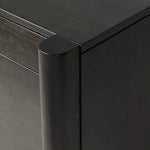 Featuring Reza Worn Black Parawood Desk by Four Hands at Amethyst Home. A storage-driven desk made from solid acacia and finished in a distressed black. Twist-lock metal hardware adds a clever finishing touch.Overall Dimensions: 70.00"w x 32.00"d x 30.25"hWeight : 194.12 lbsMaterials: Solid Parawood, Solid Acacia, Brass. Amethyst Home provides interior design, new home construction design consulting, vintage area rugs, and lighting in the Calabasas metro area.