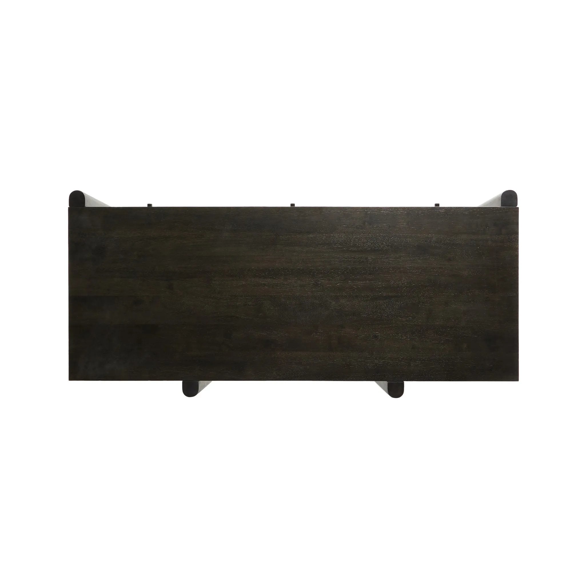 Featuring Reza Worn Black Parawood Desk by Four Hands at Amethyst Home. A storage-driven desk made from solid acacia and finished in a distressed black. Twist-lock metal hardware adds a clever finishing touch.Overall Dimensions: 70.00"w x 32.00"d x 30.25"hWeight : 194.12 lbsMaterials: Solid Parawood, Solid Acacia, Brass. Amethyst Home provides interior design, new home construction design consulting, vintage area rugs, and lighting in the Portland metro area.