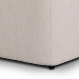 A fully upholstered barrel-style back dining chair creates a comfortable, cocoon-like sit. Slight scale perfect for smaller dining spaces Amethyst Home provides interior design, new home construction design consulting, vintage area rugs, and lighting in the Des Moines metro area.