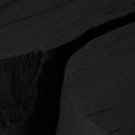 Anchor your living space with a style inspired by the beautiful simplicity of nature. Made of black-finished resin, the shape for this special piece is molded from a tree trunk, then cast in resin to recreate the same shape and texture of the trunk — talk about a true statement piece Amethyst Home provides interior design, new home construction design consulting, vintage area rugs, and lighting in the Salt Lake City metro area.