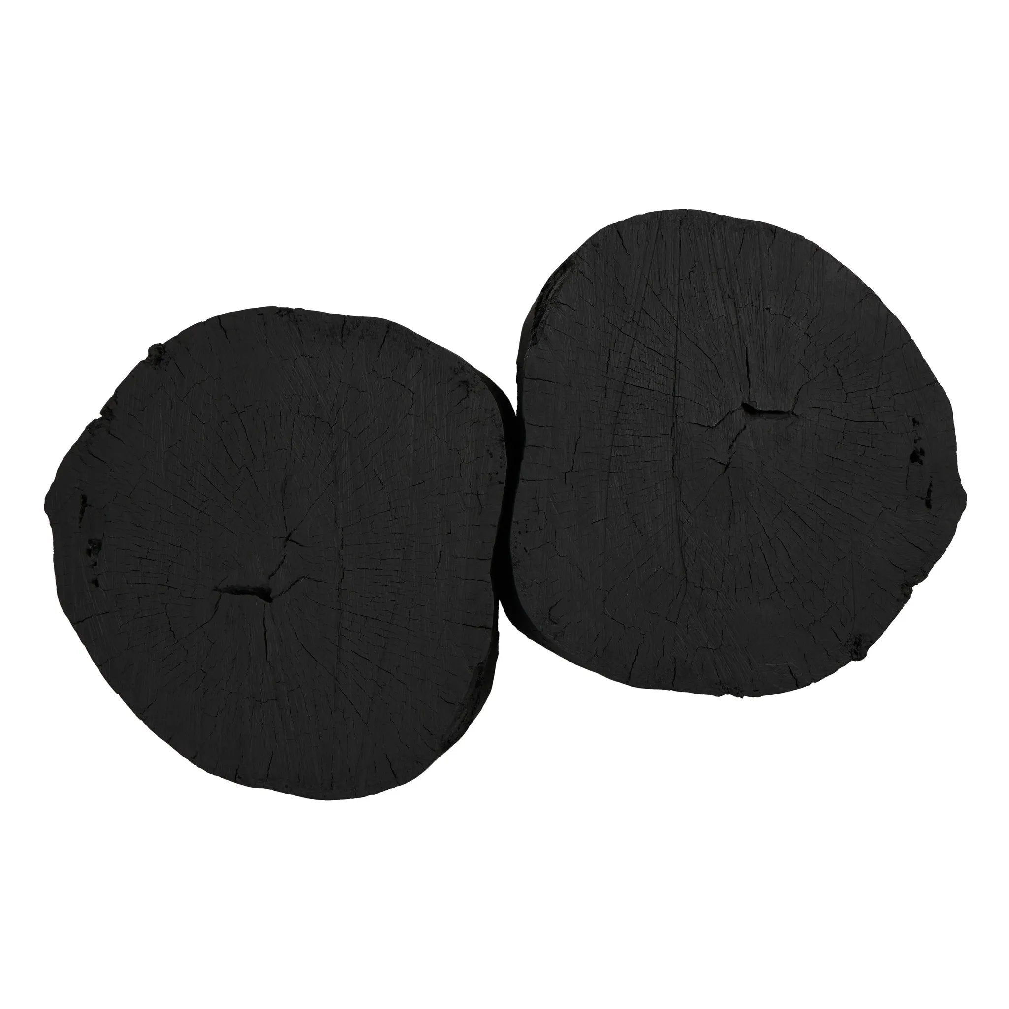 Anchor your living space with a style inspired by the beautiful simplicity of nature. Made of black-finished resin, the shape for this special piece is molded from a tree trunk, then cast in resin to recreate the same shape and texture of the trunk — talk about a true statement piece Amethyst Home provides interior design, new home construction design consulting, vintage area rugs, and lighting in the San Diego metro area.