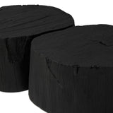 Anchor your living space with a style inspired by the beautiful simplicity of nature. Made of black-finished resin, the shape for this special piece is molded from a tree trunk, then cast in resin to recreate the same shape and texture of the trunk — talk about a true statement piece Amethyst Home provides interior design, new home construction design consulting, vintage area rugs, and lighting in the Scottsdale metro area.