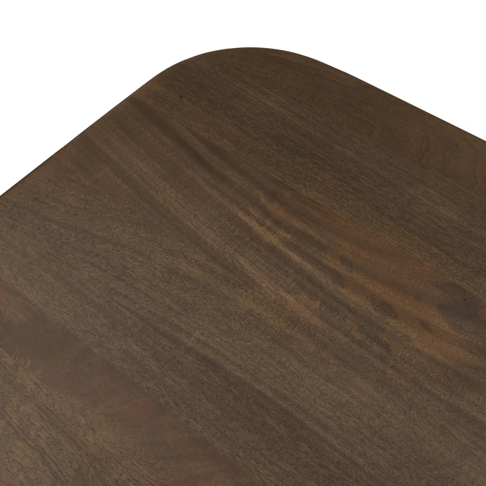 Crafted of solid mango with a washed taupe finish, this stately, rectangular dining table features a square motif coursing its silhouette: two squared pillar legs constructed of rounded panels which appear to float. Amethyst Home provides interior design, new home construction design consulting, vintage area rugs, and lighting in the Laguna Beach metro area.