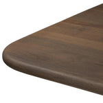 Crafted of solid mango with a washed taupe finish, this stately, rectangular dining table features a square motif coursing its silhouette: two squared pillar legs constructed of rounded panels which appear to float. Amethyst Home provides interior design, new home construction design consulting, vintage area rugs, and lighting in the San Diego metro area.