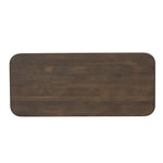 Crafted of solid mango with a washed taupe finish, this stately, rectangular dining table features a square motif coursing its silhouette: two squared pillar legs constructed of rounded panels which appear to float. Amethyst Home provides interior design, new home construction design consulting, vintage area rugs, and lighting in the Tampa metro area.