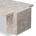 Featuring Romano Lunar Marble Coffee Table by Four Hands at Amethyst Home. Solid marble sheets are laminated to create cubed cradle bases for a thick-cut tabletop. Heavy veining and natural swirls speak to the nature of marble, with each piece being entirely unique.Overall Dimensions: 61.00"w x 31.00"d x 16.00"hWeight : 274.52 lbsMaterials: Solid Marble. Amethyst Home provides interior design, new home construction design consulting, vintage area rugs, and lighting in the Dallas metro area.